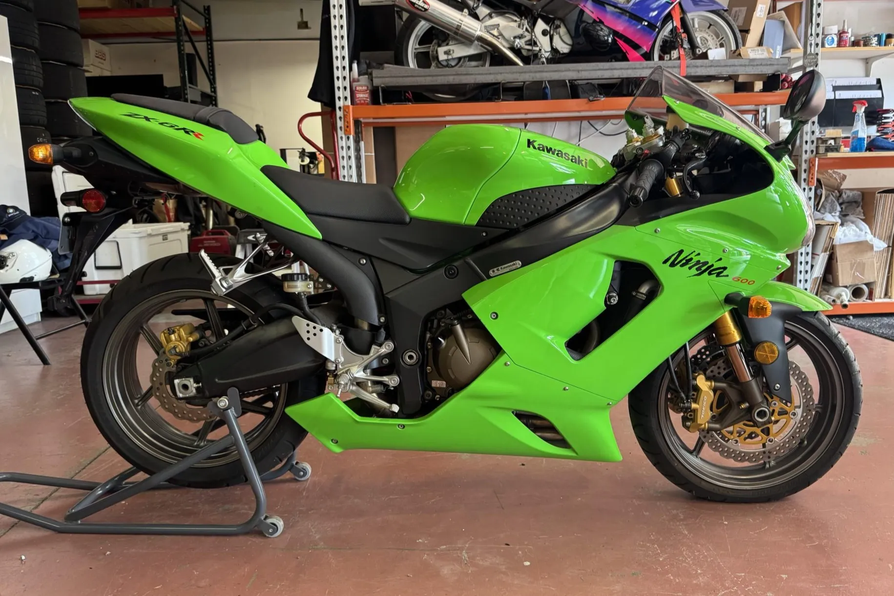 2005 Kawasaki ZX600 Ninja ZX-6RR VIN JKAZX4N185A000285